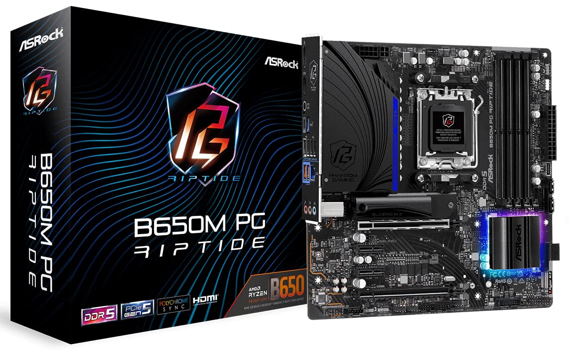 ASRock B650M PG Riptide Wifi Motherboard