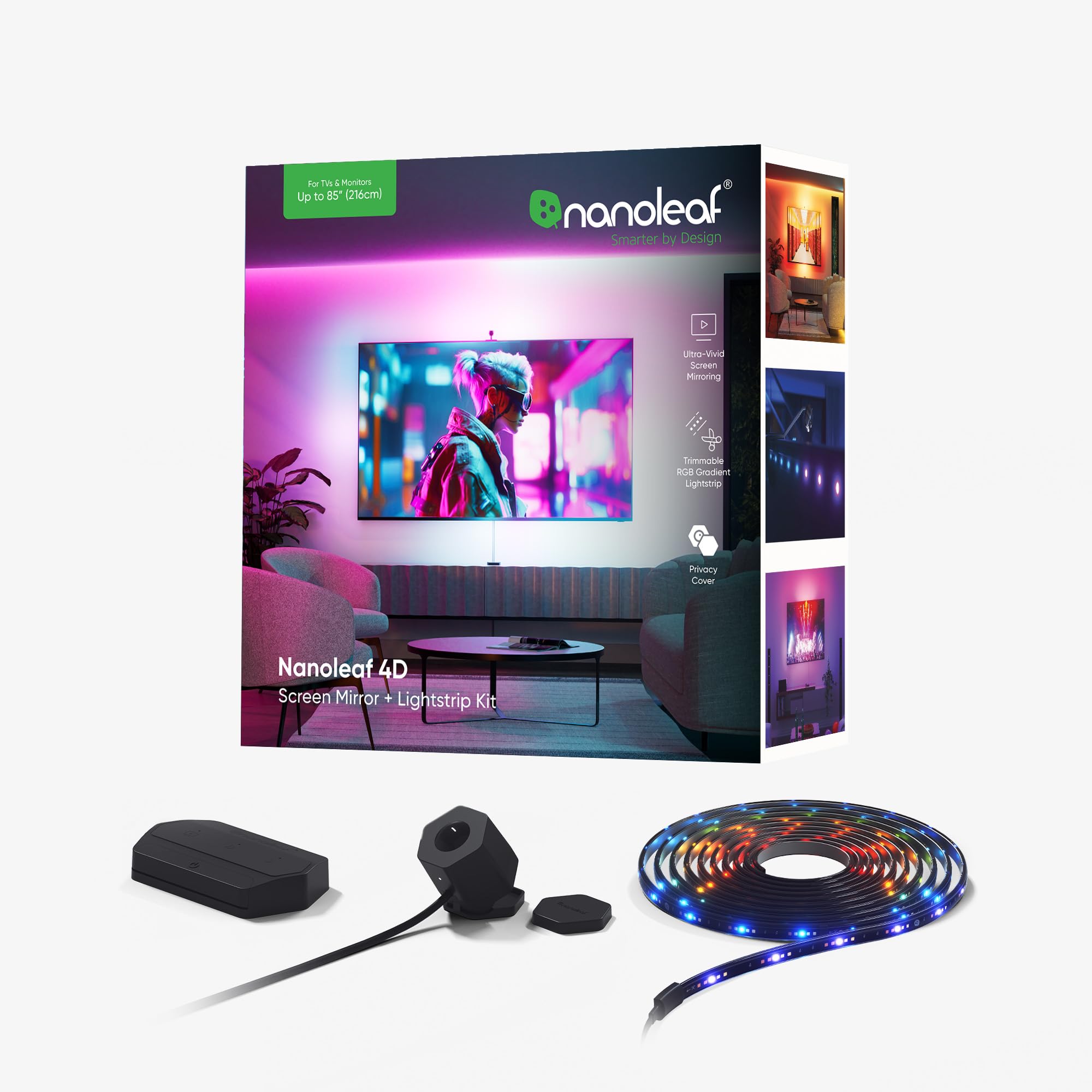 Nanoleaf 4D 85 TV Lighting Silver