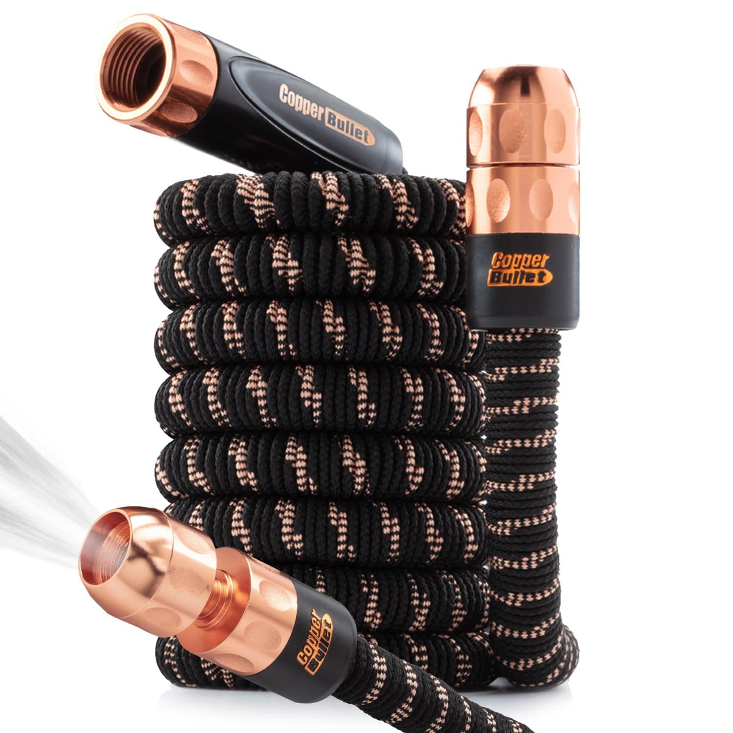 Pocket Hose Copper Bullet 7.5m Expanding Garden Hose - with Turbo Shot Nozzle