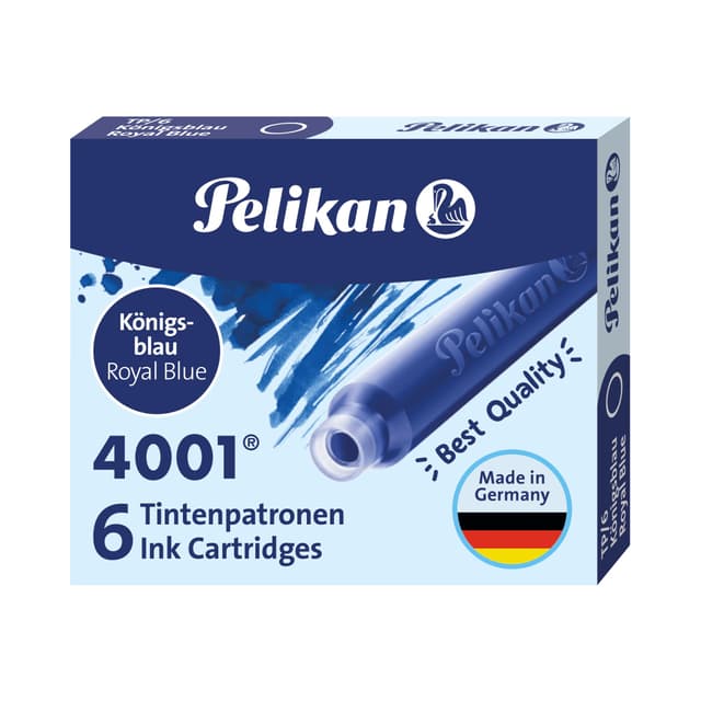 Pelikan 4001 Ink Cartridges - Royal Blue