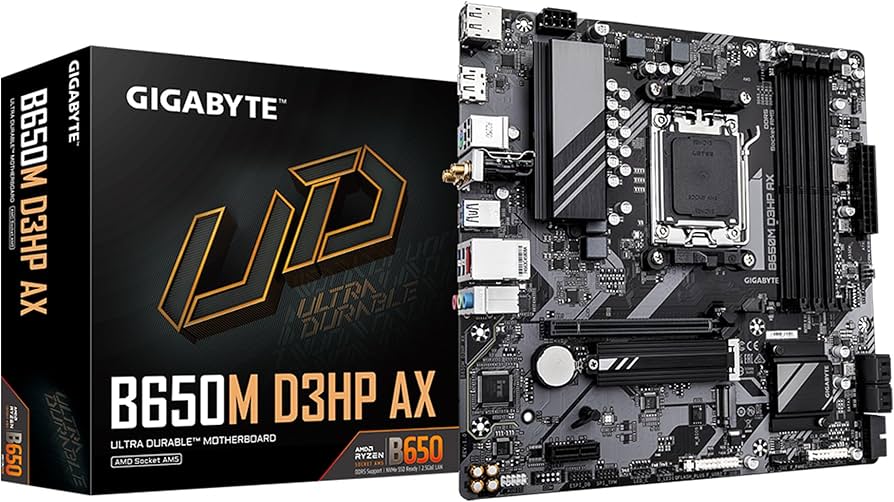 Gigabyte B650M D3HP AX AM5 mATX Motherboard