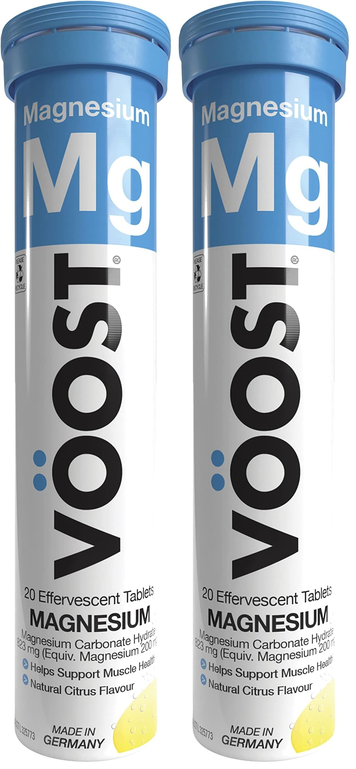 Voost Effervescent Magnesium Tablets 40 Pack