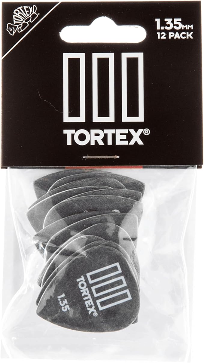 Dunlop Guitar Picks 12 Pack Tortex III 1.35mm 462P1.35