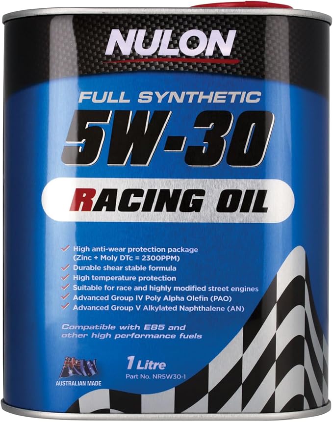 Nulon 5W30 Racing E85 Oil 1L Full Synthetic NR5W30-1