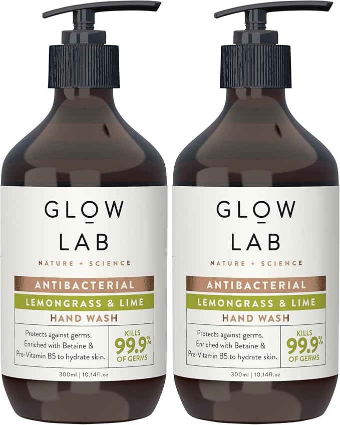 Glow Lab Lemongrass and Lime Anti-Bacterial Hand Wash 300 ml