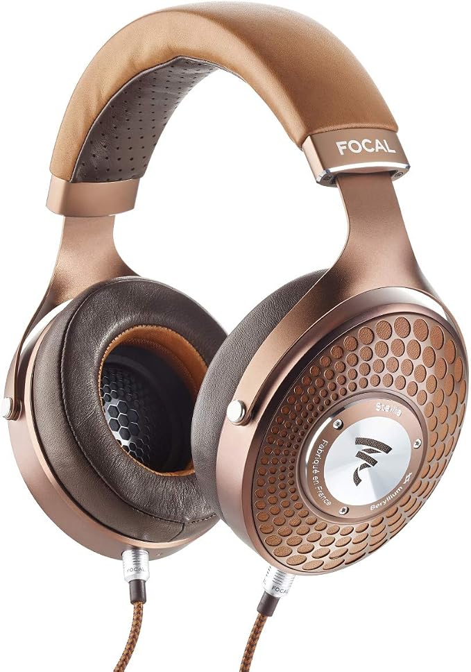 Focal Stellia Closed-Back Circum-Aural Over-Ear Headphones (Cognac)