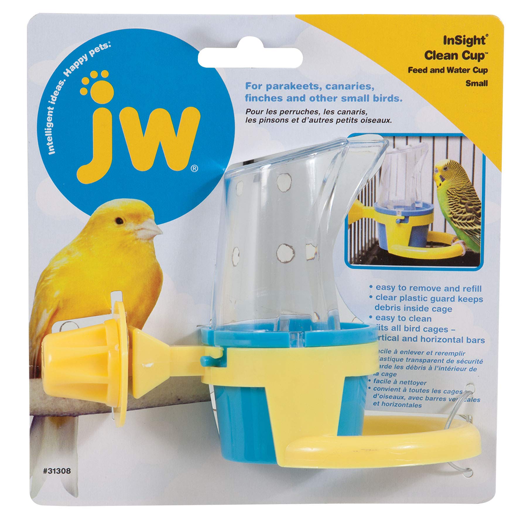 JW Insight Clean Cup Feed & Water Cup Medium (3" Diameter x 5.5" Tall)