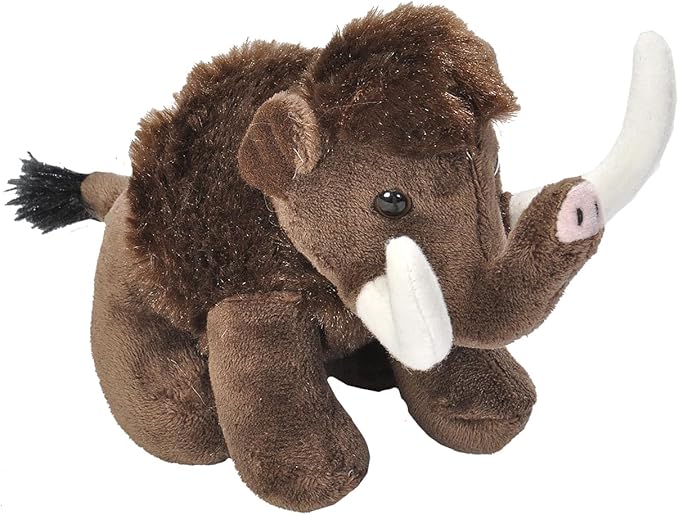 Wild Republic Pocketkins Eco Woolly Mammoth - 5 Inch