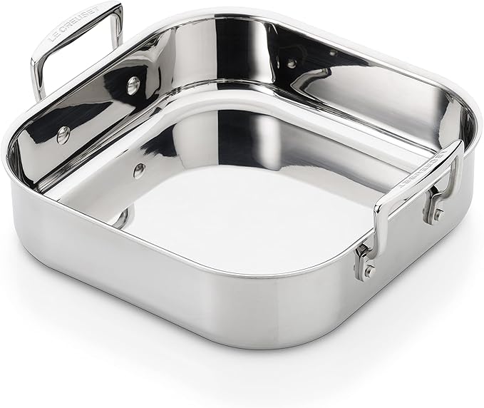 Le Creuset 3-Ply Stainless Steel Square Roaster 26cm