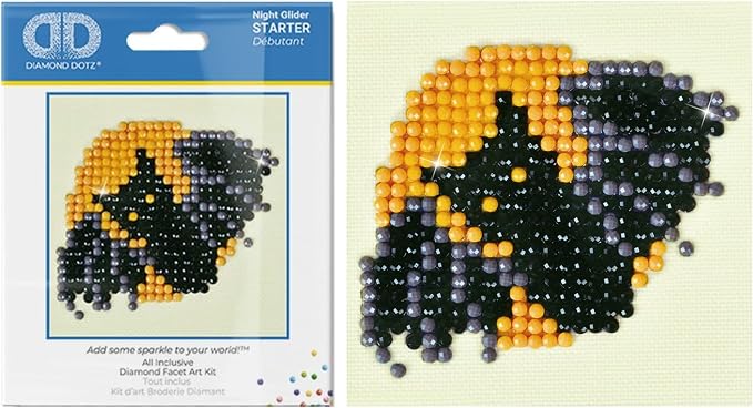 Diamond Dotz Diamond Embroidery Facet Art Kit 4.75"X4.75"-Night Glider