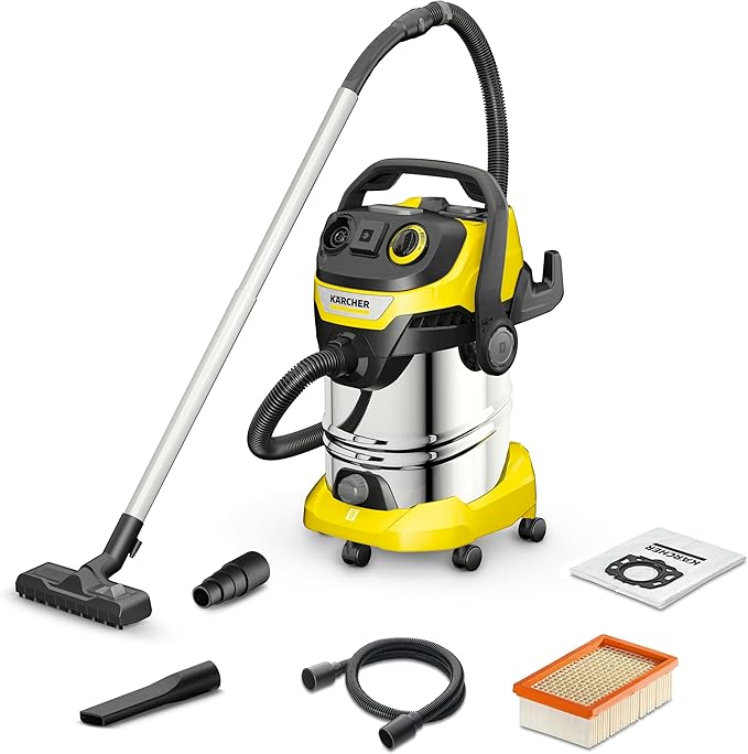 Karcher WD 6 P S Vacuum Cleaner Yellow One Size / EU Plug