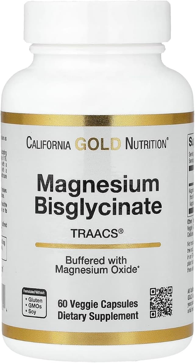 California Gold Nutrition, Magnesium Bisglycinate, 240 Veggie Capsules