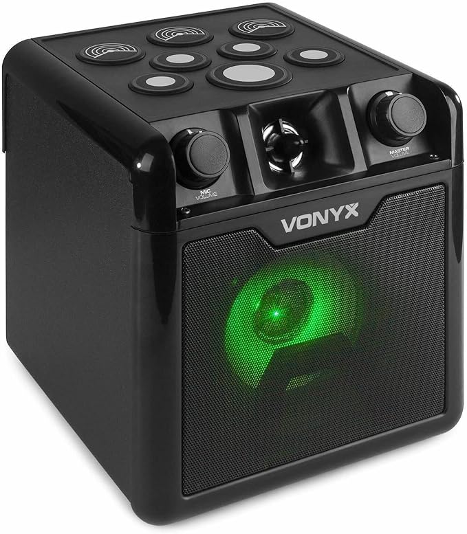 Vonyx SBS50B Drum Karaoke Set Led Light Effects BT (BSTOCK)