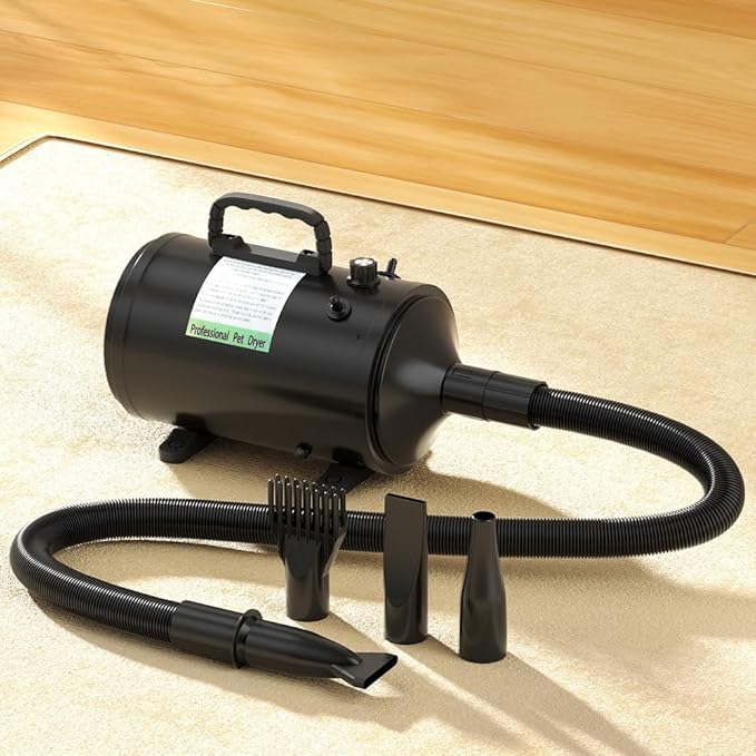 i.Pet ~ Pet Hair Dryer Dog Cat Grooming Speed Blower Hairdryer ~ Heater Low Noise