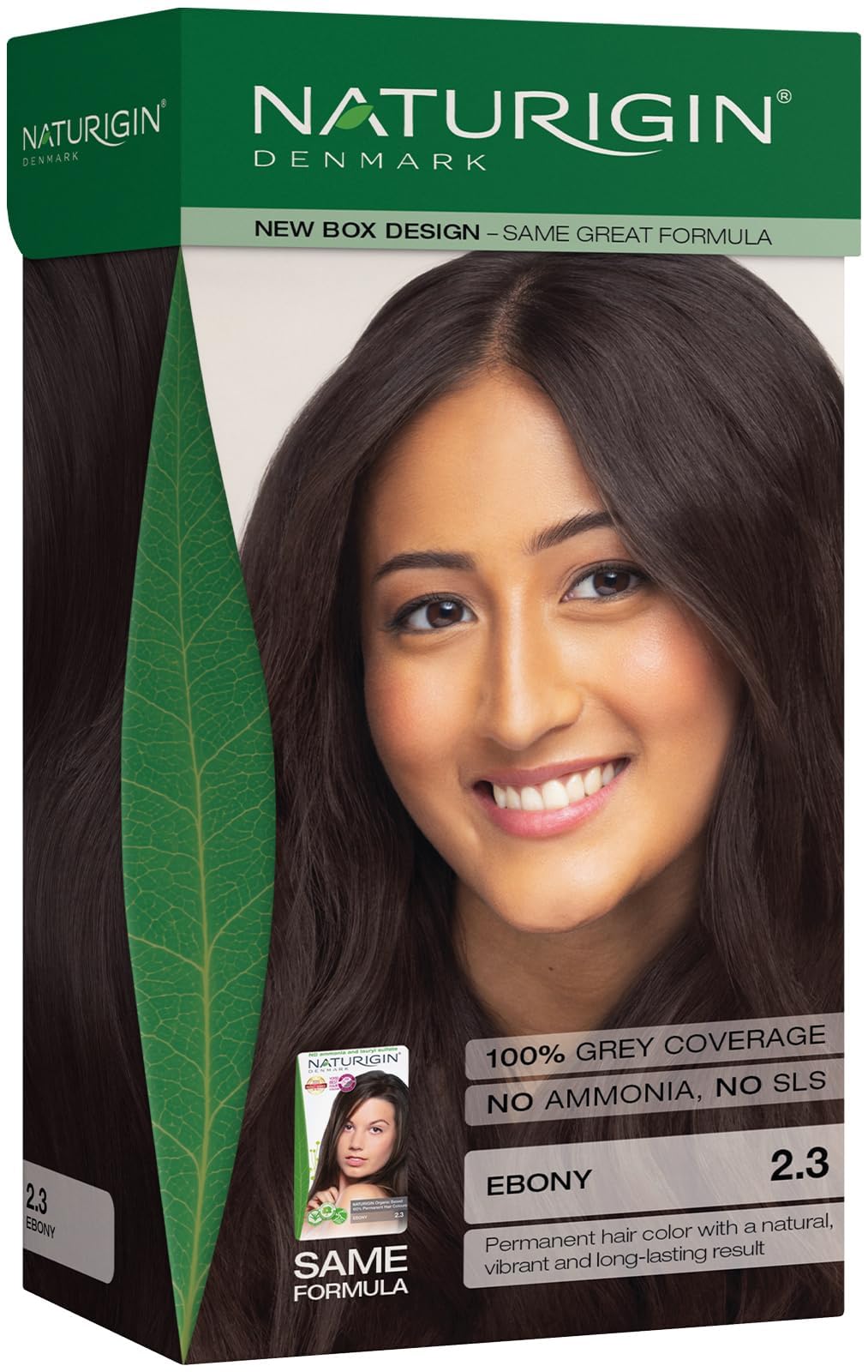Naturigin Permanent Hair Colour - Ebony 2.3