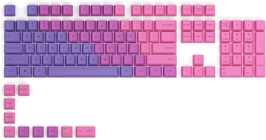 Glorious PC Gaming Pbt Keycaps (Nebula)