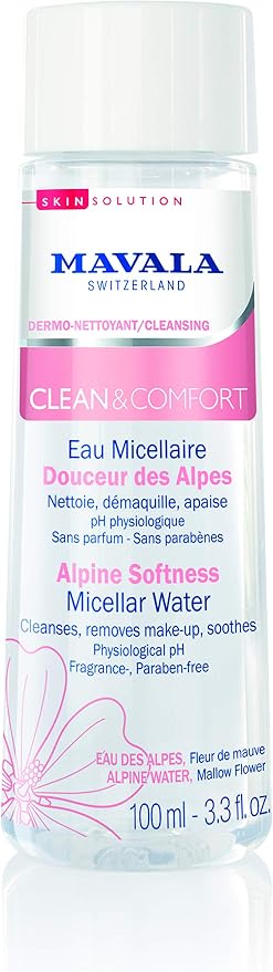 Mavala Switzerland Clean & Comfort Alpine Softness Micellar Water 100Ml, 100 ml