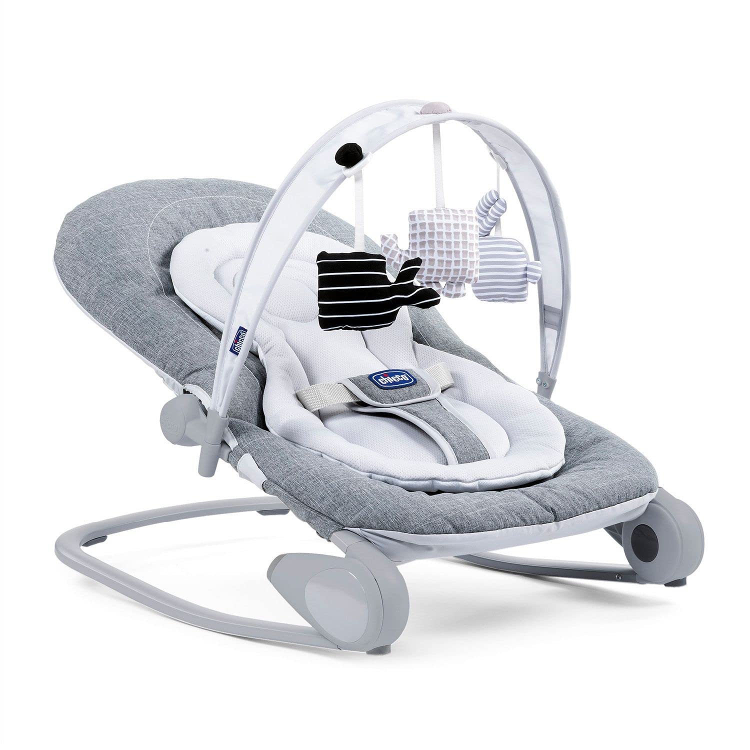 Chicco Hoopla Baby Bouncer, Denim Grey (Titanium)