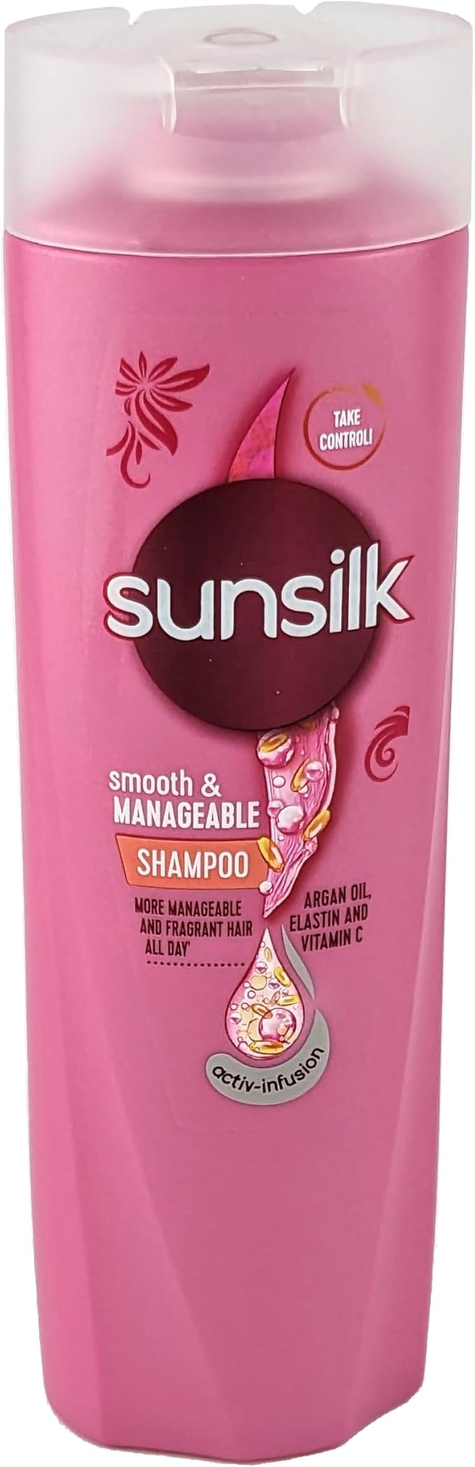 3x Sunsilk 300ml Womens Manageable W Argan Oil & Elastin Hair Care Shampoo