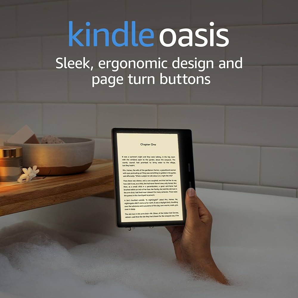 Kindle Oasis 7" 4G LTE + Wi-Fi eReader (32GB, 10th Gen) - Graphite