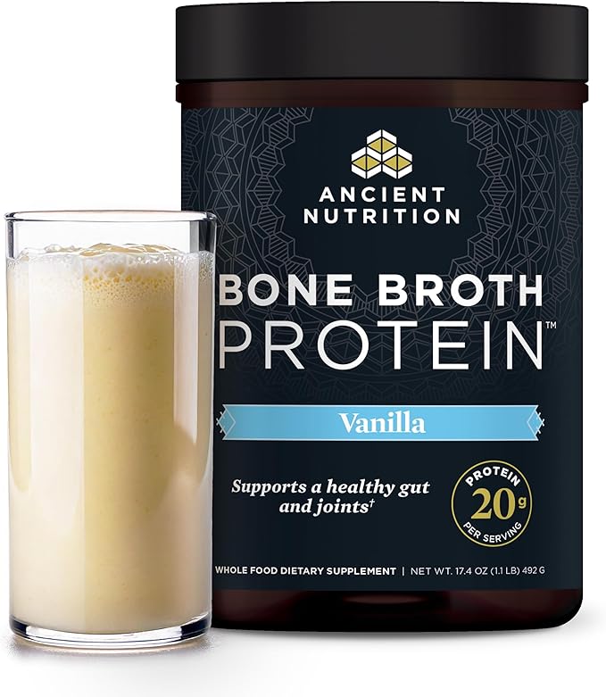 Ancient Nutrition Bone Broth Protein Vanilla 984 Grams