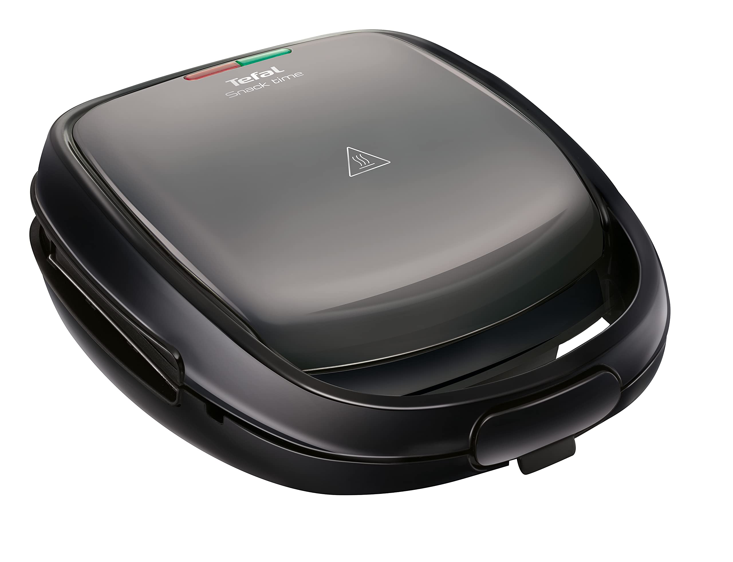 Tefal SW341B Snack Time 2-in-1 Combination Device Waffle Iron and Sandwich Toaster 2 Removable Non-stick Plate Sets Dishwasher Safe Heat Insulated