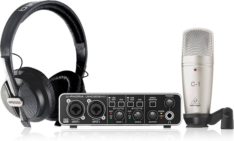 Behringer U-Phoria Studio Pro Recording Bundle