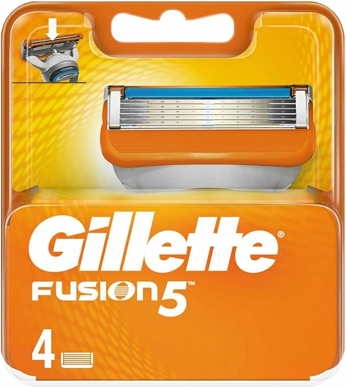 Gillette Fusion Manual Razor Blades 4 Pack