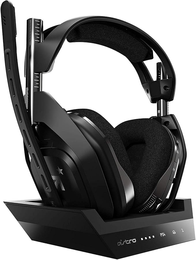 Logitech Astro A50 Gen 5 Lightspeed Wireless Gaming Headset, Black