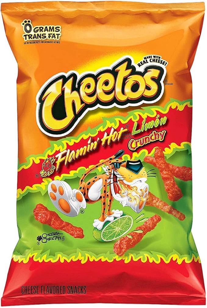 Cheetos Flamin' Hot Limon, 3.25 oz