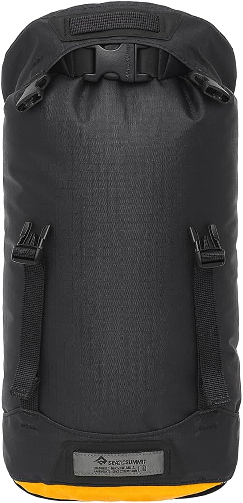 Evac Compression Dry Bag HD | Sea to Summit 8 Litre / Jet Black