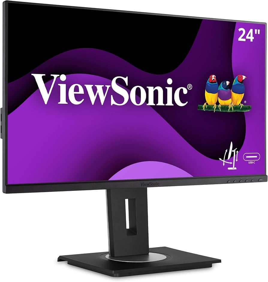 ViewSonic VG2456 24in FHD USB Type-C Docking SuperClear IPS Monitor