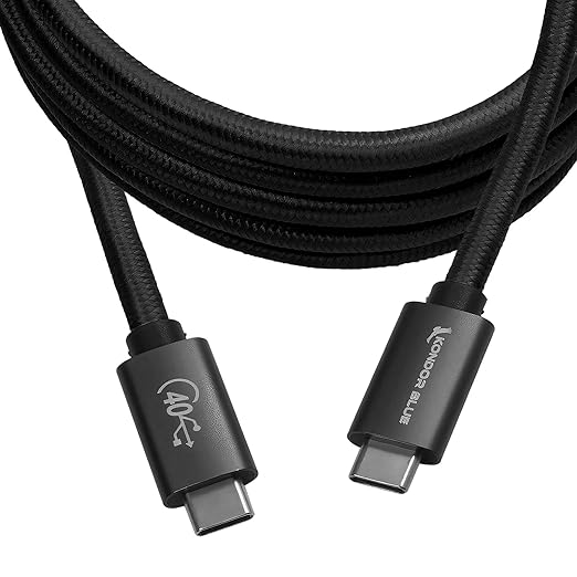 Kondor Blue Thunderbolt 4 USB-C Cable, Cardinal Red