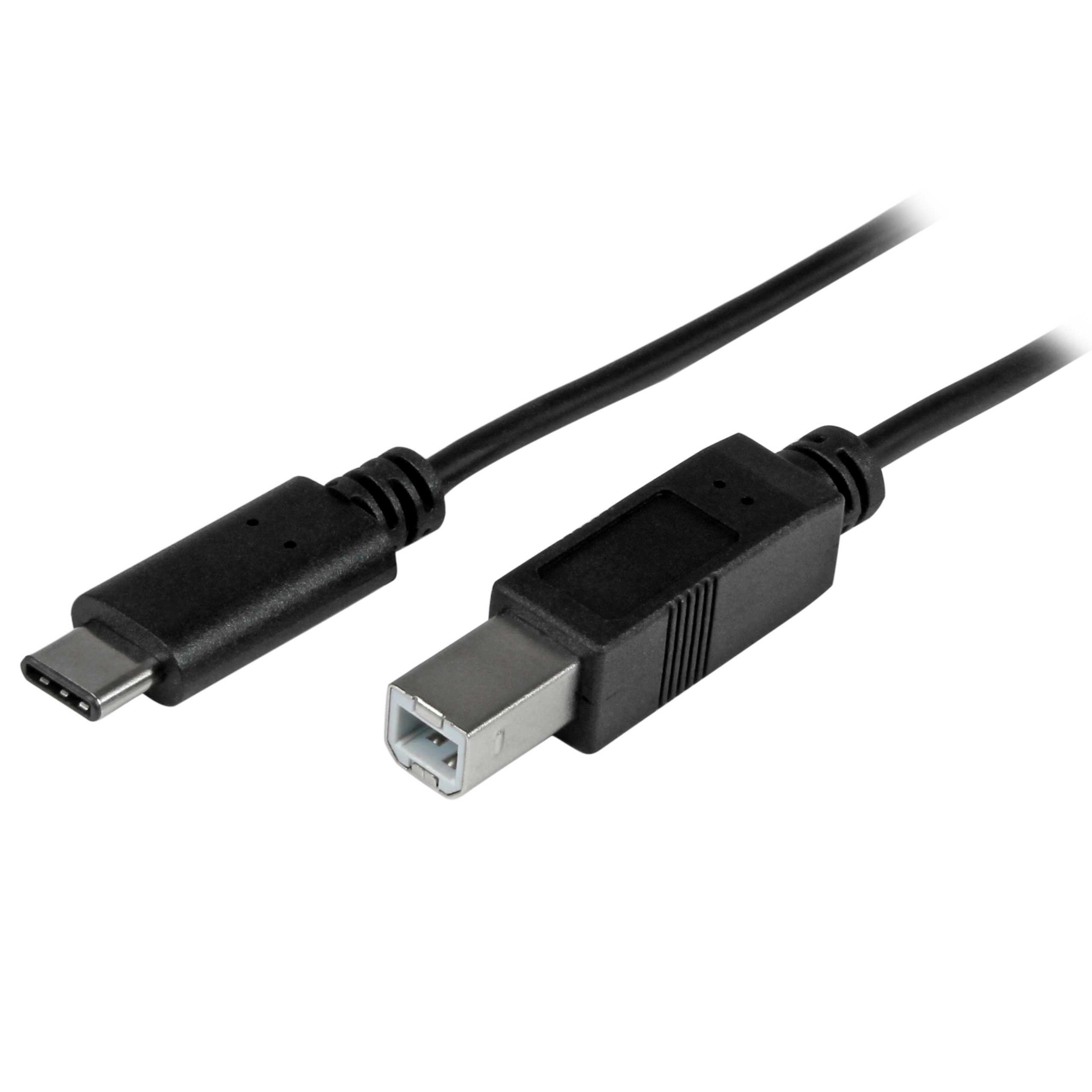 StarTech USB-C to USB-B Cable - M/M - 1m (3ft) - USB 2.0