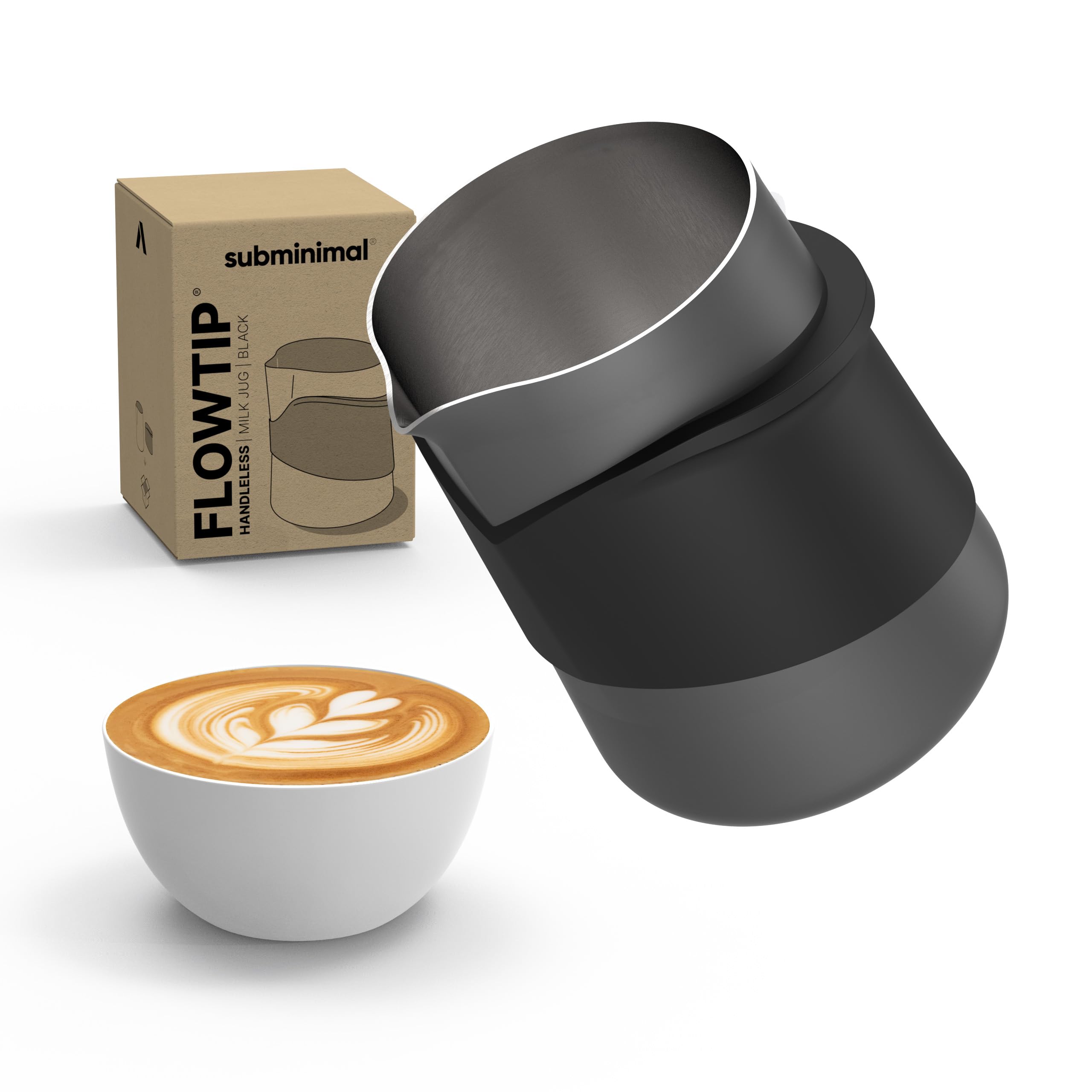 Subminimal FlowTip Milk Jug - Stainless