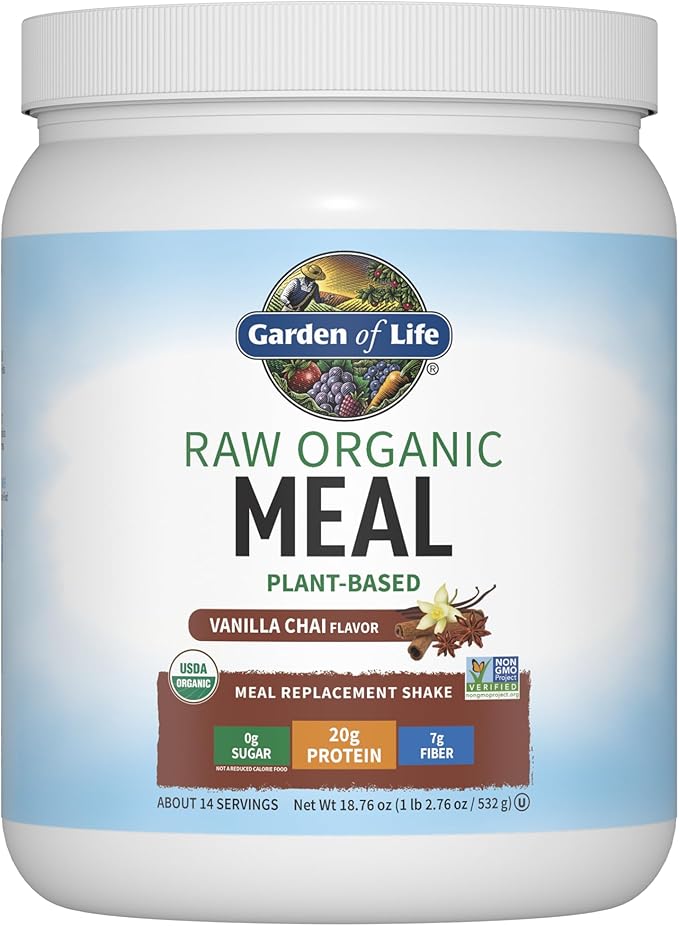Garden of Life Raw Organic Meal, Vanilla Spiced Chai - 454g