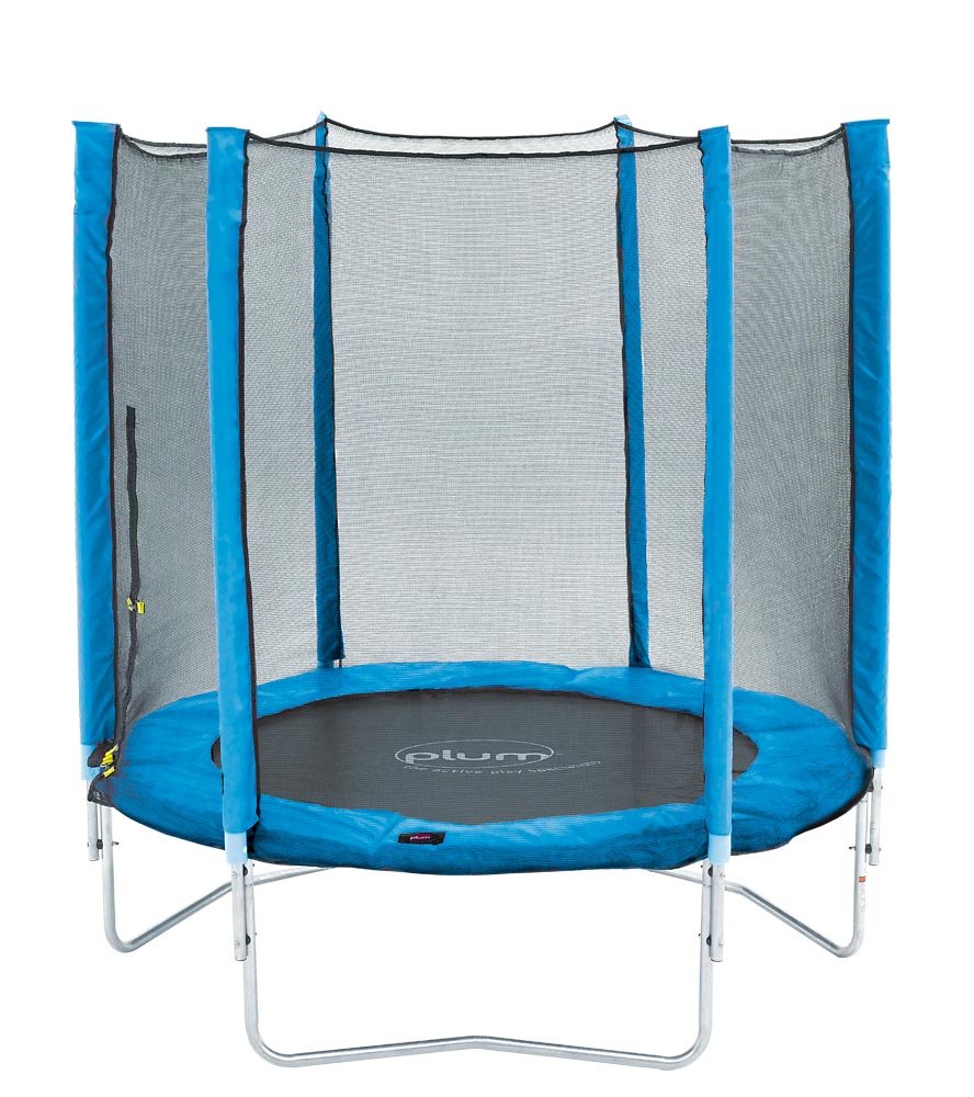 Plum 6ft Junior Trampoline & Enclosure - Blue
