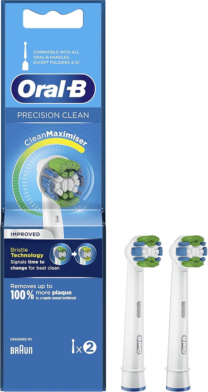 Oral B Precision Clean 5 Pack Electric Toothbrush Replacement Head