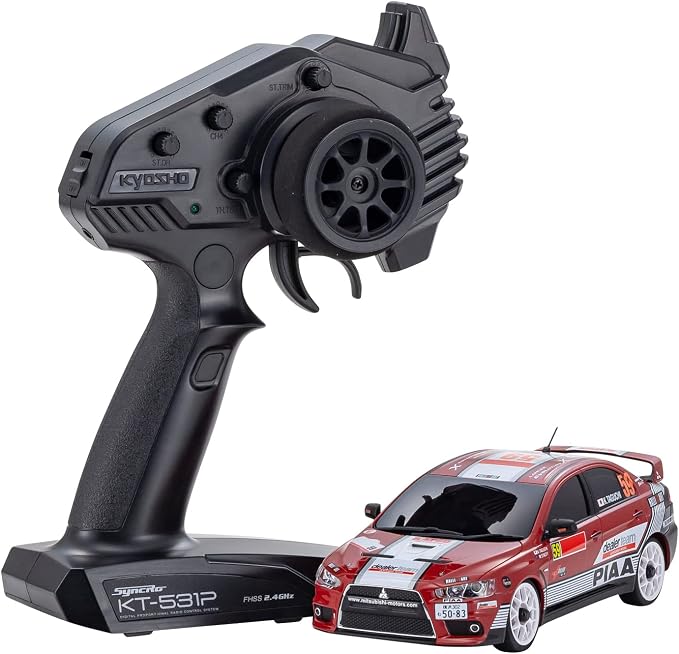 Kyosho Mini-z AWD MA-020 Readyset Mitsubishi Lancer Evolution x Mitsubishi Dealer Team 32632M
