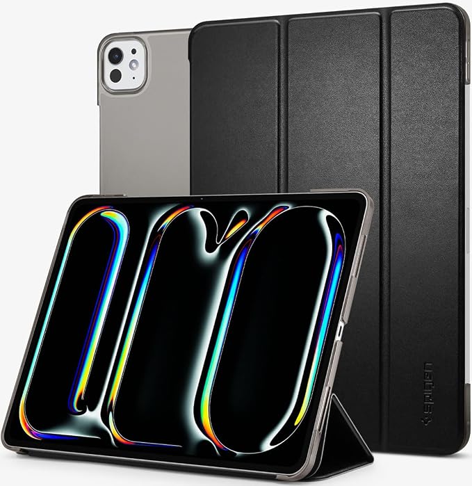 SPIGEN iPad Pro 11-in. M4 (2024) Case, Genuine Smart Fold Autowake Stand Slim Cover for Apple - Black