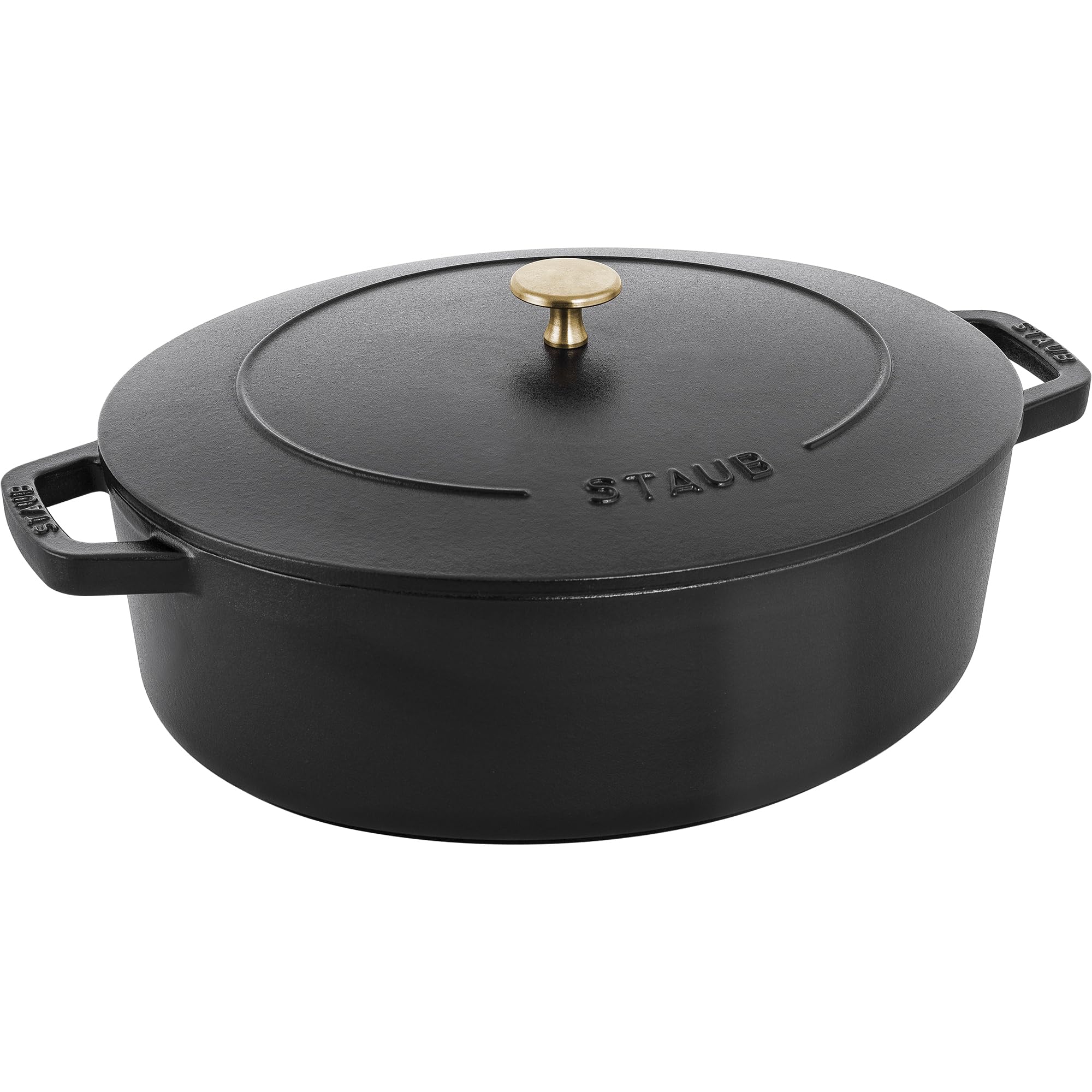 Staub Cast Iron 6.25qt Wide Oval Dutch Oven - Indigo