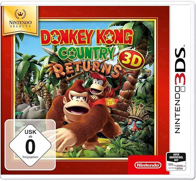 Donkey Kong Country Returns 3DS Game (Selects)