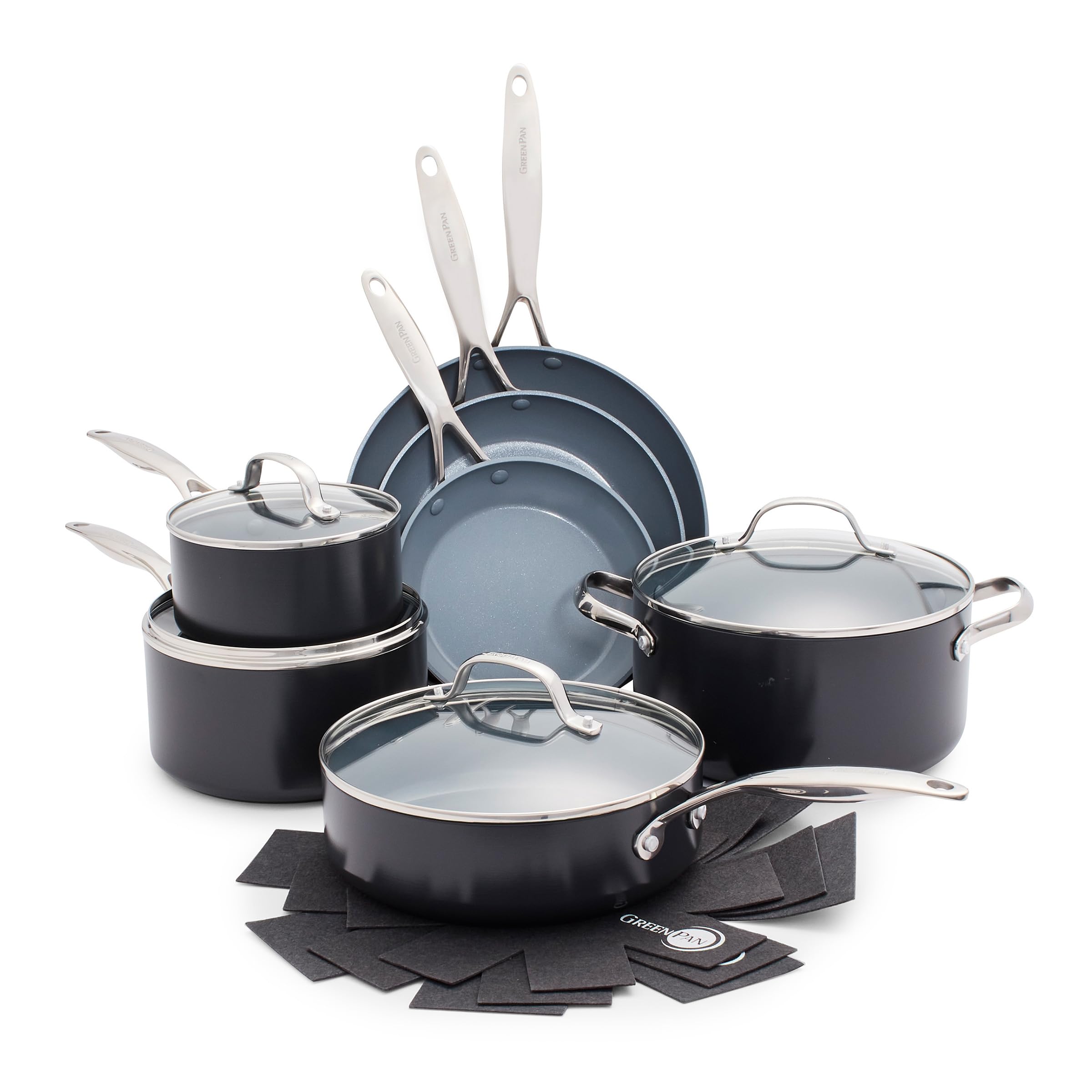 GreenPan Valencia Pro Ceramic Non-stick 11-Piece Cookware Set