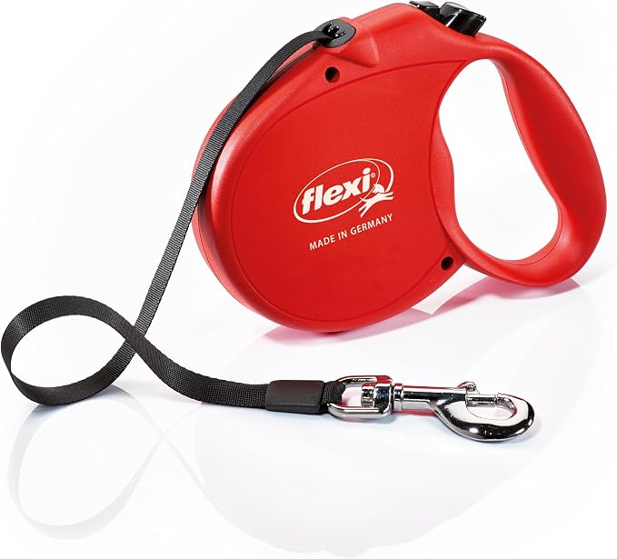 Flexi Retractable Tape Dog Lead Large Red