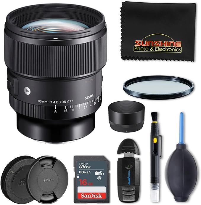 Sigma 85mm f/1.4 DG DN Art Lens For Sony E
