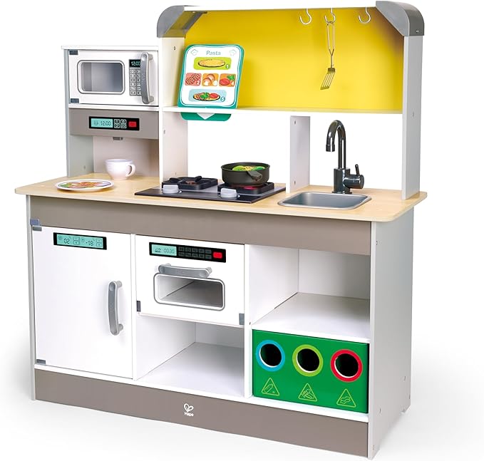 Hape Deluxe Kitchen with Fun Fan Stove