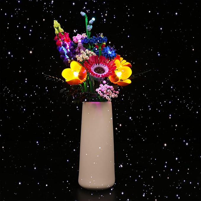 Brick Shine - Light Kit for LEGO Wildflower Bouquet 10313