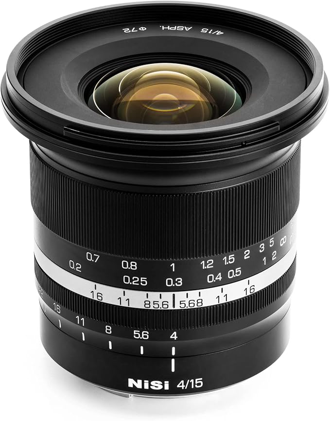 NiSi 15mm f/4 Sunstar Wide Angle ASPH Lens in Silver (FUJIFILM x Mount)