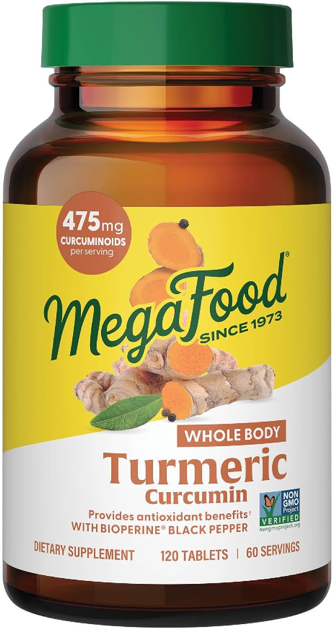 MegaFood - Turmeric Strength For Whole Body - 120 Tablets