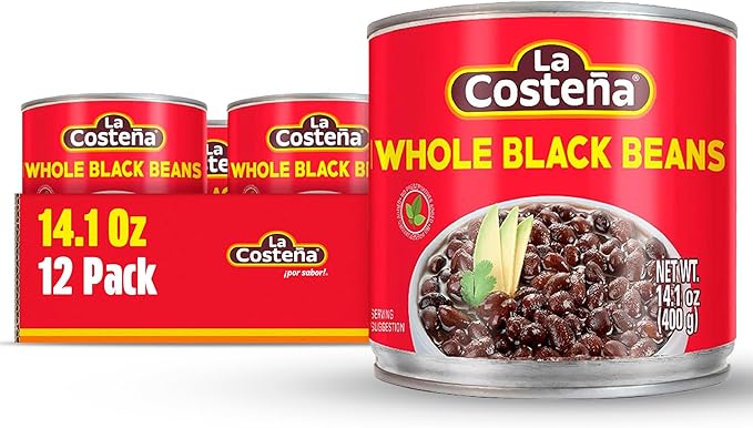 La Costena Whole Black Beans